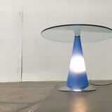 Birillo postmodern side table and floor lamp by Parisotto for Fontana Arte, 1980s