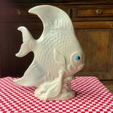 Large white ceramic fish to place.