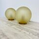 Pair of 2 glass swirl lamps, 1970 Italy