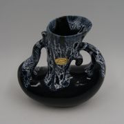 Vintage flamed sandstone vase