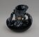 Vintage flamed sandstone vase