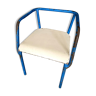 Blue metal child chair