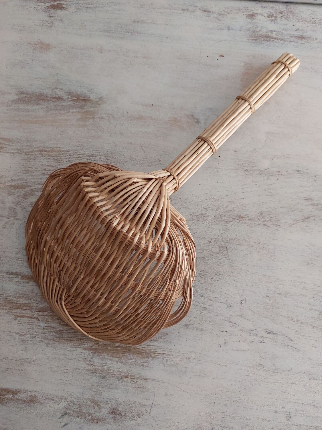 Natural fiber spoon
