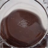 Platter artistic glass, 1970s