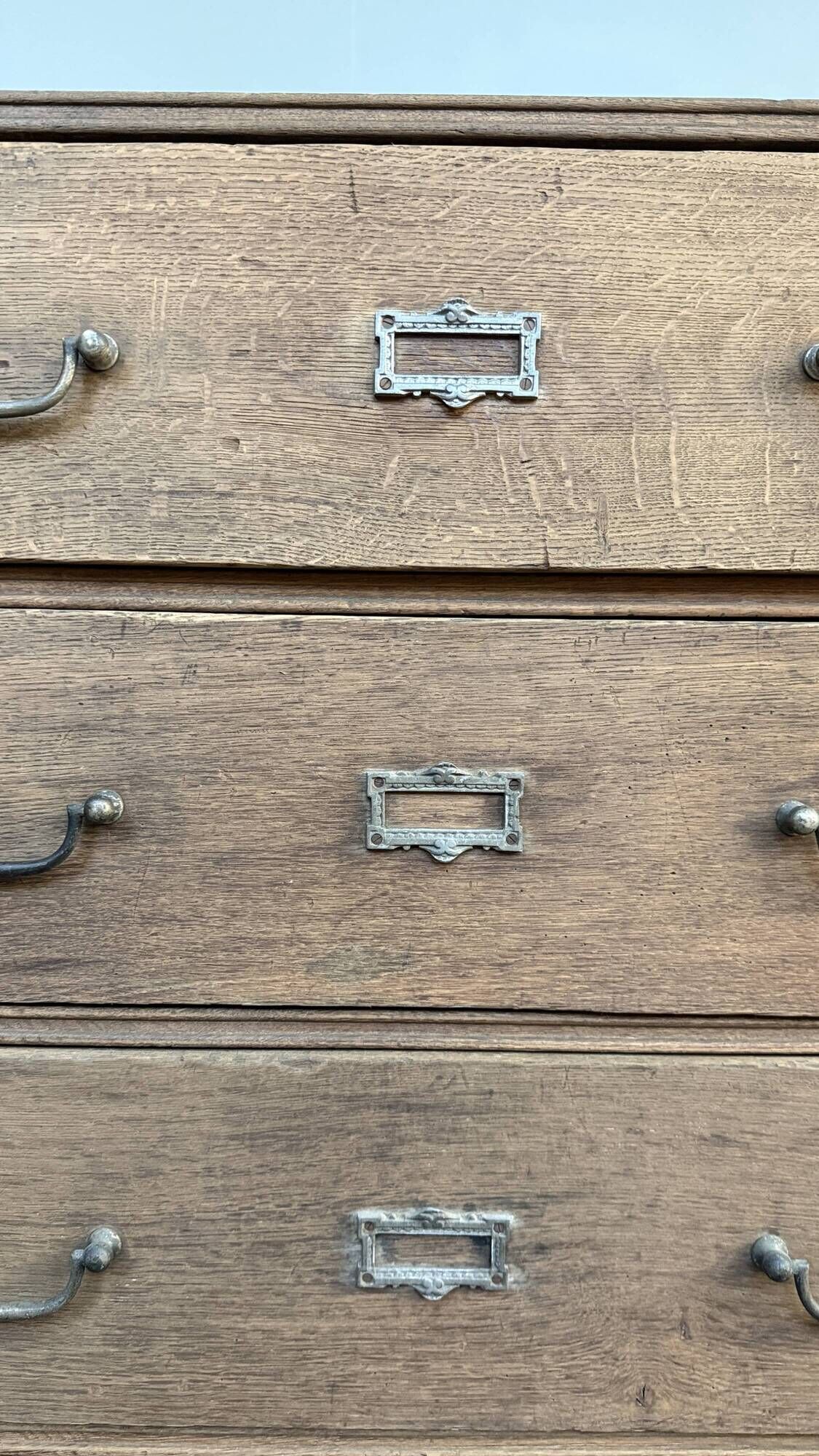 Large workshop cabinet with drawers (renovated)