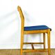 6 chaises scandinave en chêne 1960