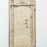 Sculpture murale cubiste en terre cuite émaillée. Allemagne, années 60