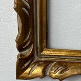 Carved wooden frame
