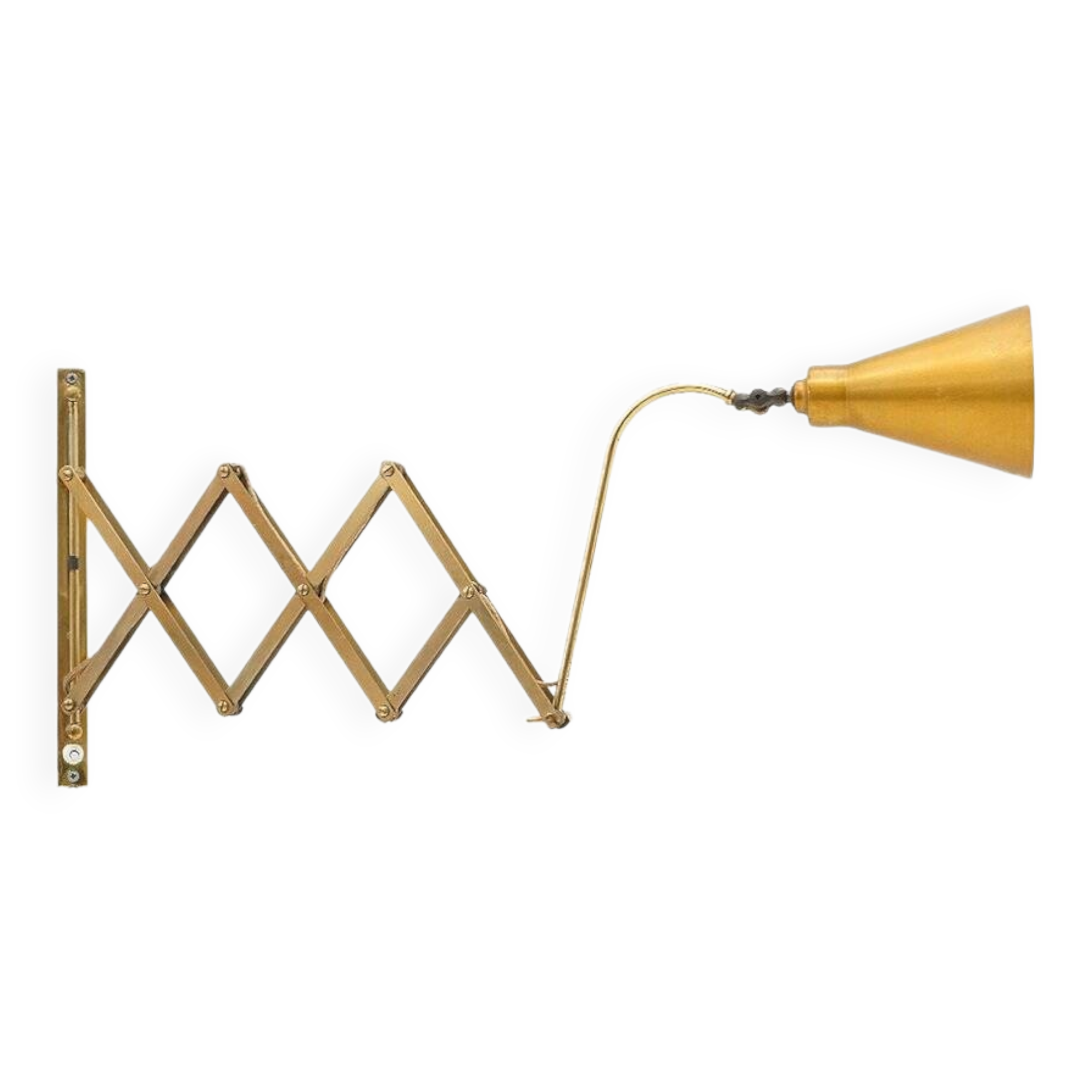 Wall lamp with a pantograph, 1950s