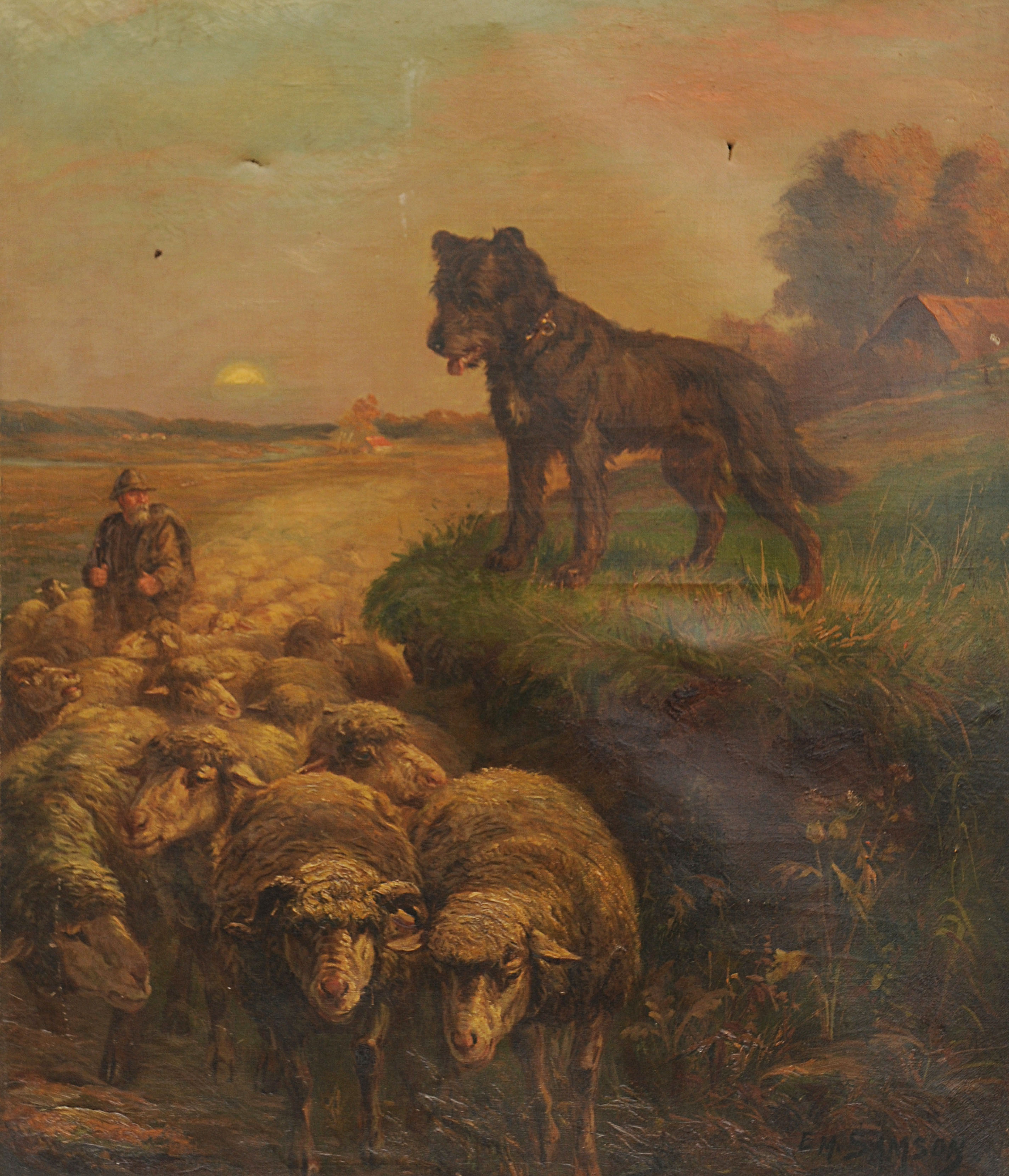 E. M. Samson (19th century) oil on canvas