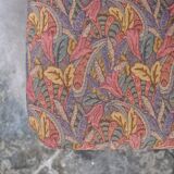 Large Beka armchair or small sofa in tapestry fabric, 70s