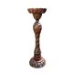 Ancien cendrier sur pied en bois sculpté
