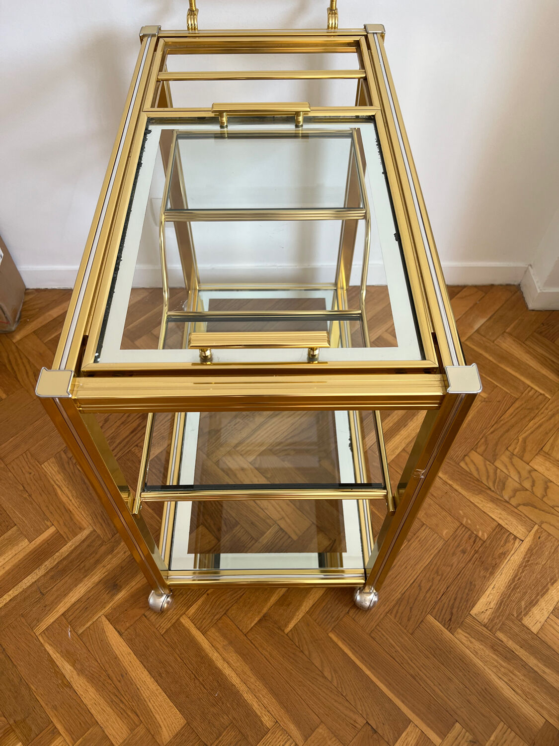 Hollywood Regency trolley 1970s