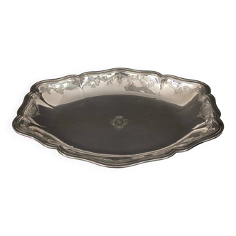 18th century silver bread tray, General Farmers' hallmarks, Sheep 493 grams