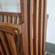 Rosewood and brass magazine stand table