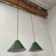 Enamelled cone suspensions