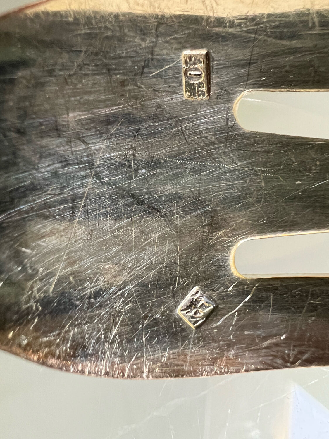 Housewife Ercuis fish cutlery silverware 24 pieces