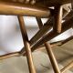 Table and 4 chairs set in bamboo and canework vintage 1970
