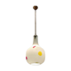 Italian Opaline Glass Pendant Light by De Mayo, 1970s