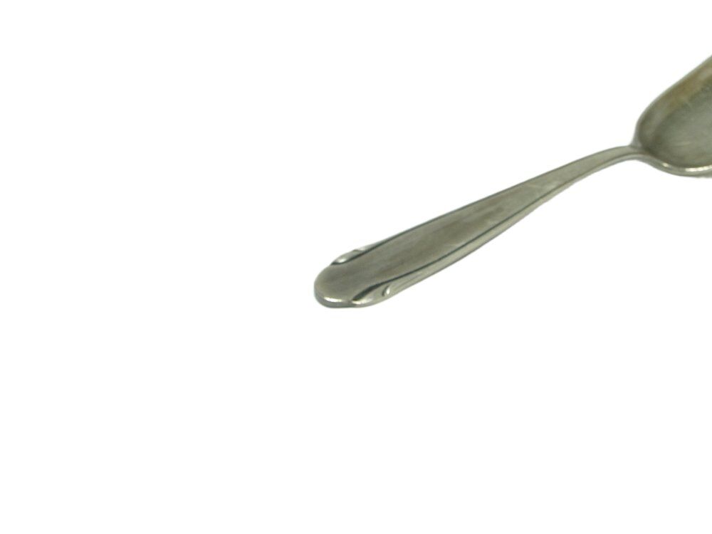 Cuillère à sel en argent Art Déco, années 1930