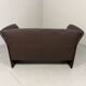 Christophe Giraud brown leather sofa Indy, Jori Belgium 1990’s