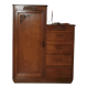 Asymmetrical art deco wardrobe