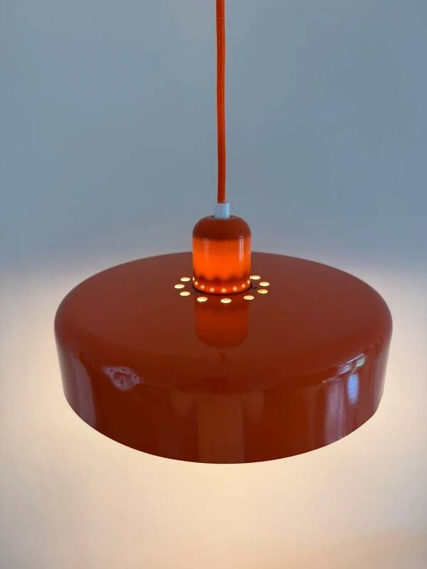 Vintage Vitrika Gogo - Dan Heerso - 1970s space age lamp - Danish design lamp