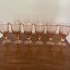 Rose liqueur or port glasses Rosaline d'Arcoroc