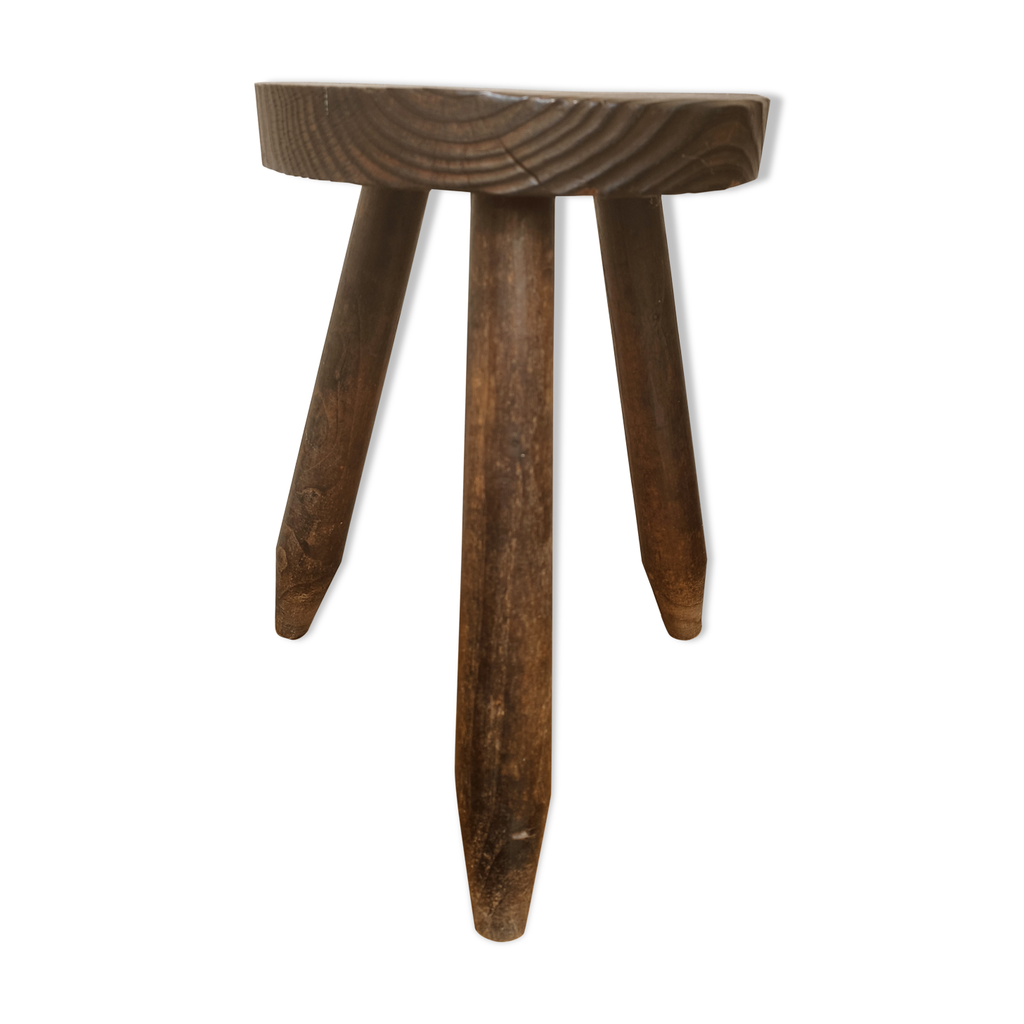 Wooden tripod stool