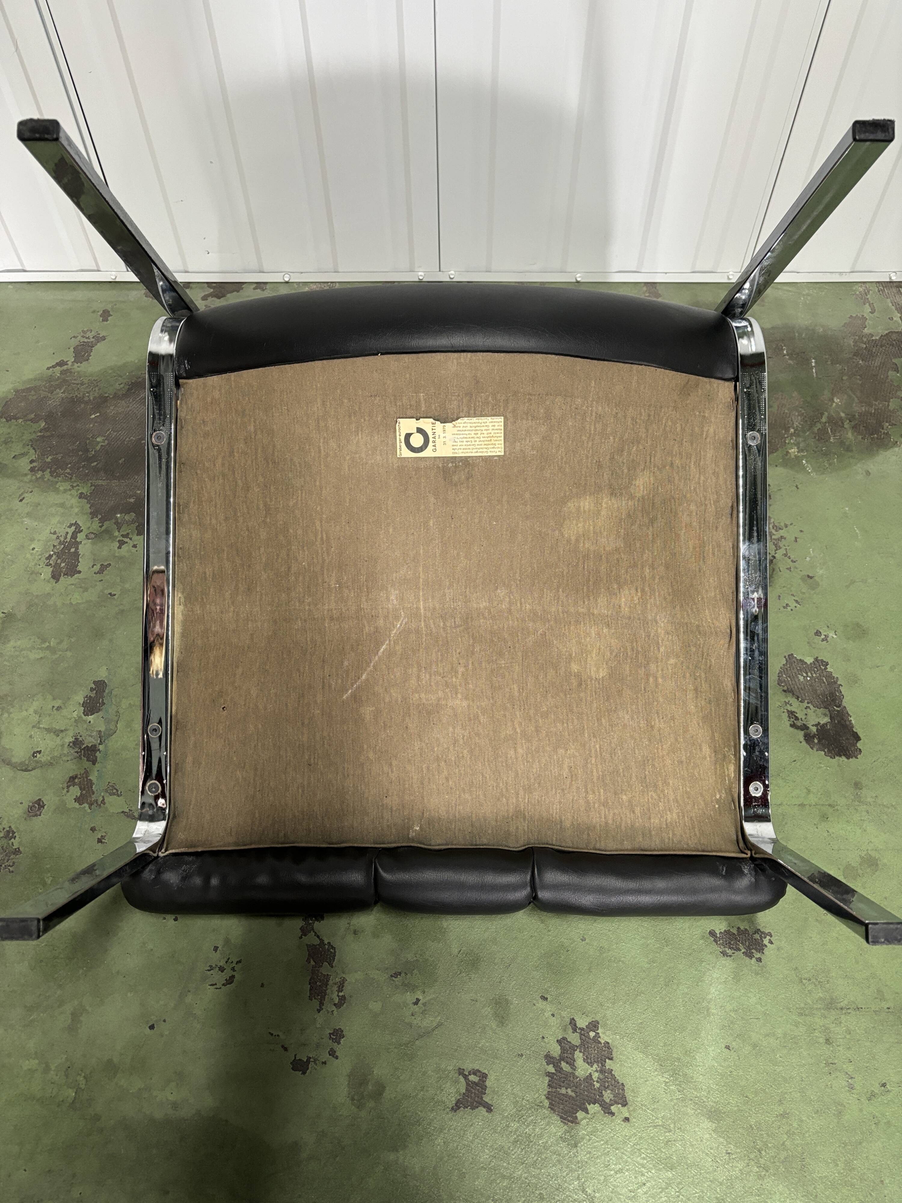 Leather Loungechair by Hans Eichenberger for Girsberger, 1960