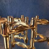 Fritz Nagel & Stoff vintage design 60's 70's chrome candle holders (3 pieces)