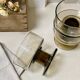 Smoked glass cups