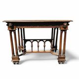 Renaissance desk in carved wood
