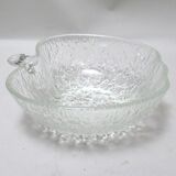 Apple salad bowl glass 70s