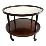 Mid-Century Wooden Bar Cart attributed to Paolo Buffa. Italy, 1940s