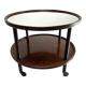 Mid-Century Wooden Bar Cart attributed to Paolo Buffa. Italy, 1940s