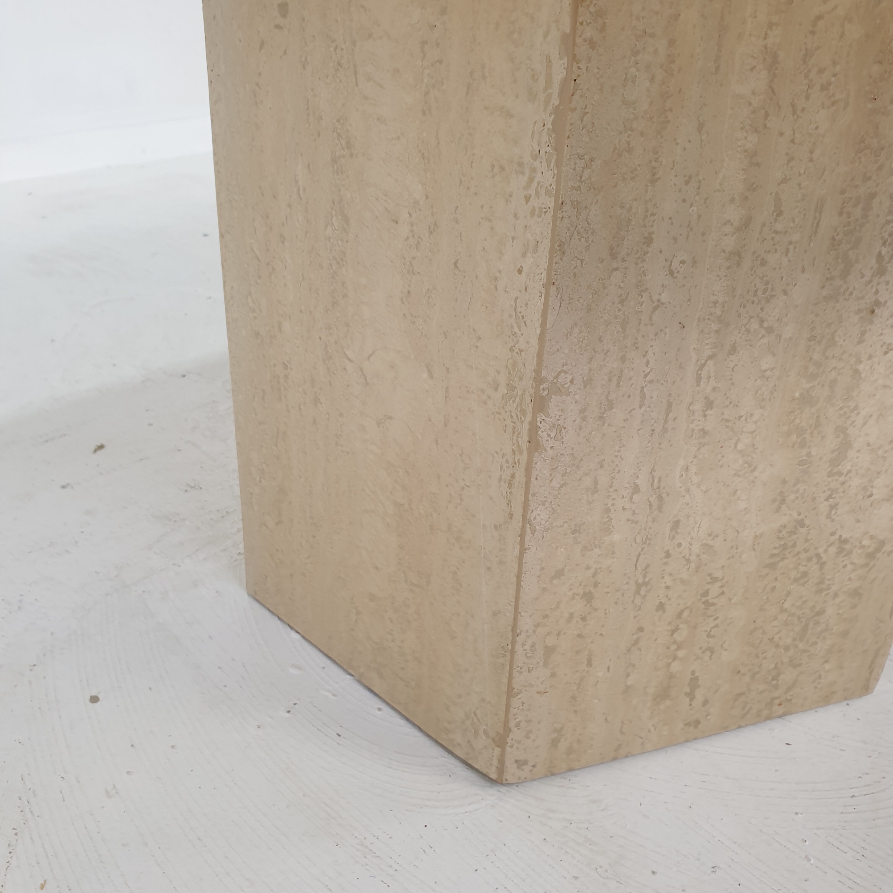 Italian Travertine Coffee Table, 1980's