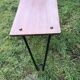 Table basse teck avec porte revue années 60