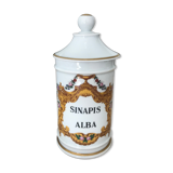 Apothecary porcelain pot Sinapis Alba