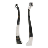 Postmodern "Nessy" candlesticks, Escapade Paris, France, 1980s.