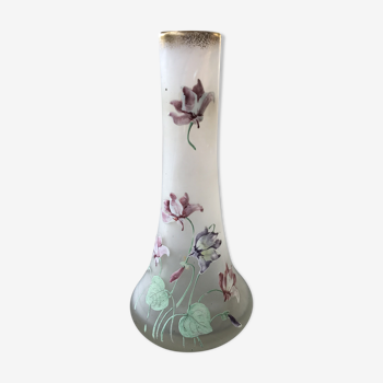 Art nouveau glass vase