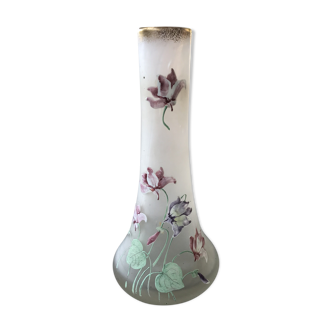 Art nouveau glass vase