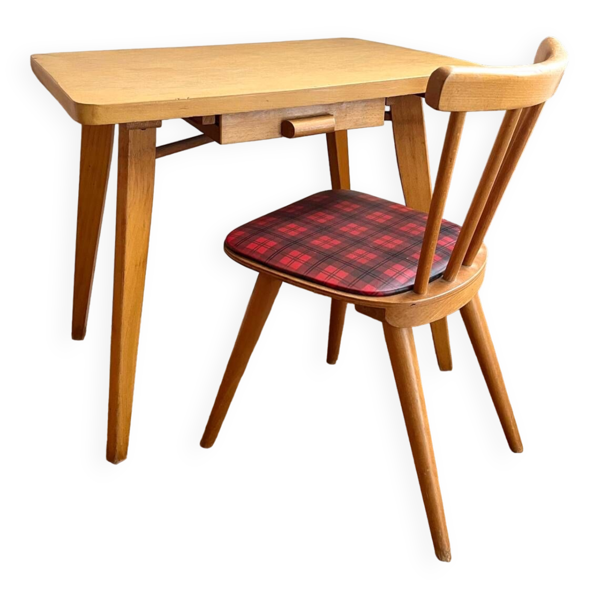 Kindergarten desk and chair set