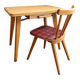 Kindergarten desk and chair set