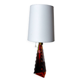 Sommerso lamp by PIETRO TOSO for Seguso, Murano, Italy, 1970