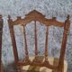 Pair of carved Louis XVI flying chairs ~ 1900 Belle Époque