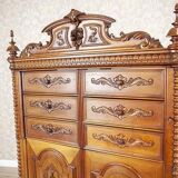 Renaissance Revival Cabinet in Walnut, 1900