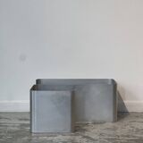 Ensemble d'étagères murales ZigZag par Joëlle Ferlande & François Monnet pour Kappa Uginox années 1970