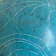 Globe vintage 1974 terrestre verre tripode Taride