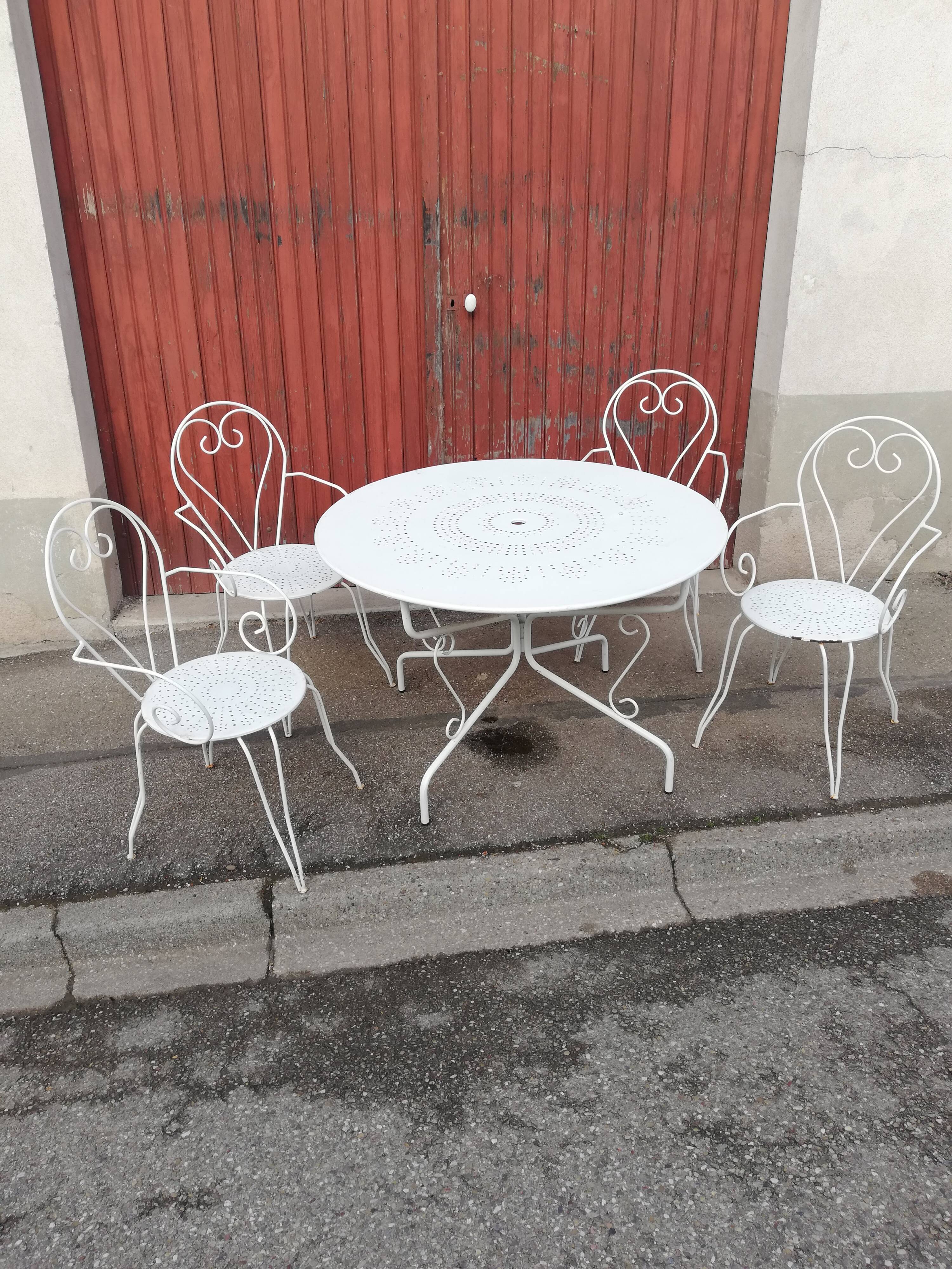 Wrought iron garden room